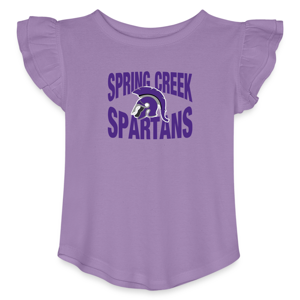 Spring Creek Toddler Girls Flutter T-shirt - lavender