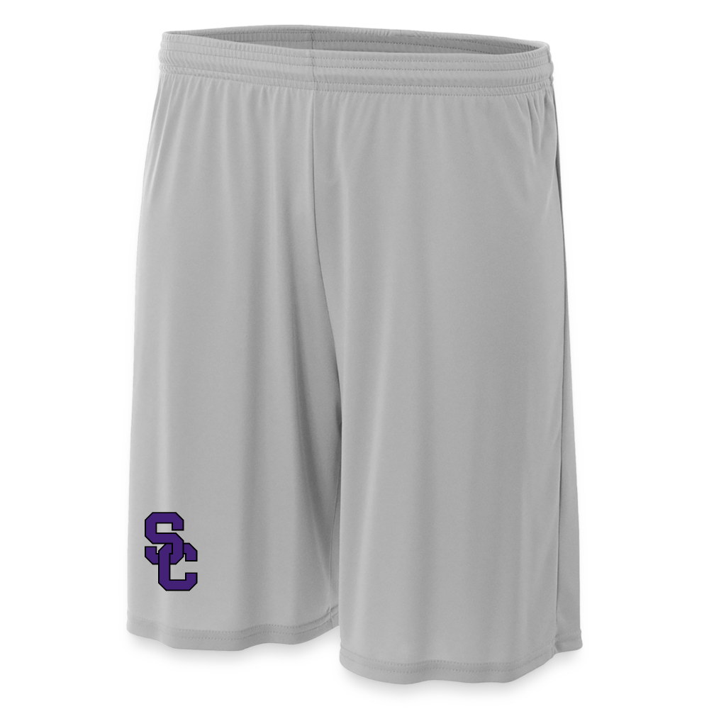 SC Adult 7" Inseam Cooling Performance Shorts - silver