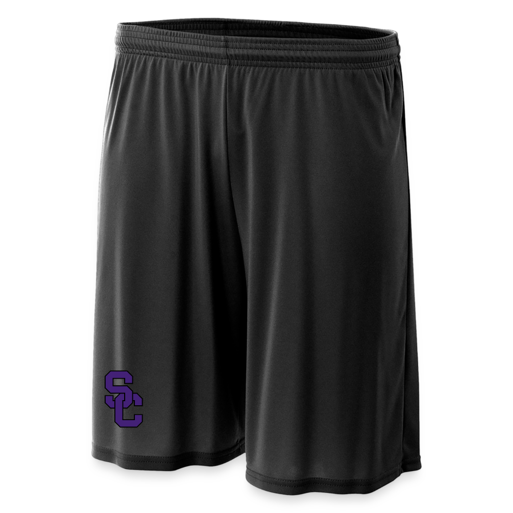 SC Adult 7" Inseam Cooling Performance Shorts - black