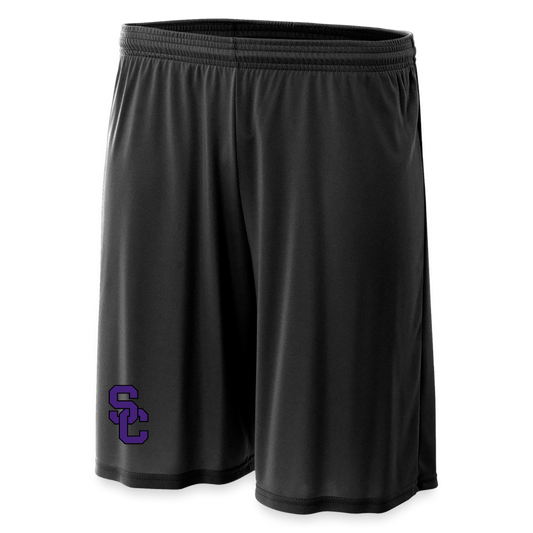 SC Adult 7" Inseam Cooling Performance Shorts - black