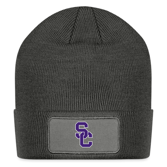 SC Patch Beanie - charcoal grey