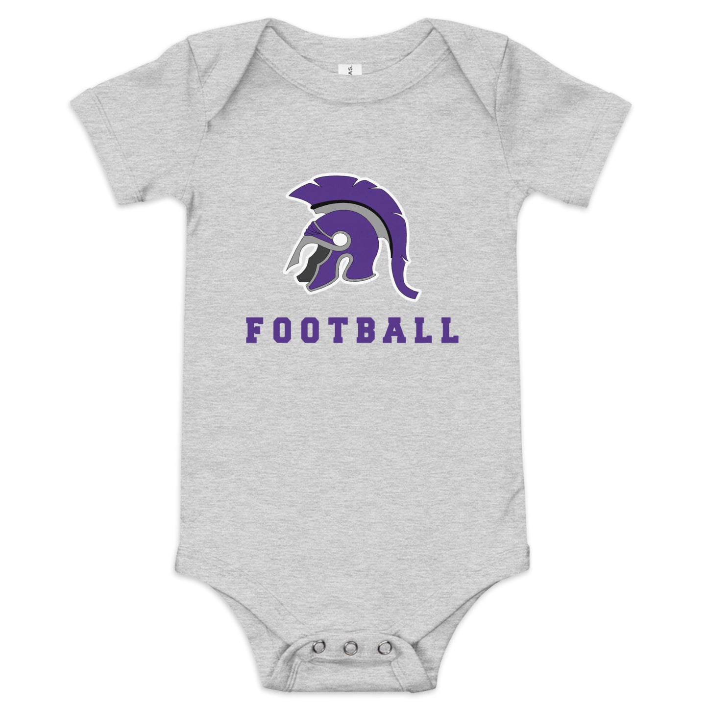 Spartans Football Baby Short Sleeve One Piece