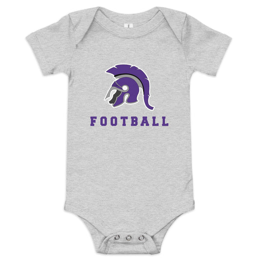 Spartans Football Baby Short Sleeve One Piece