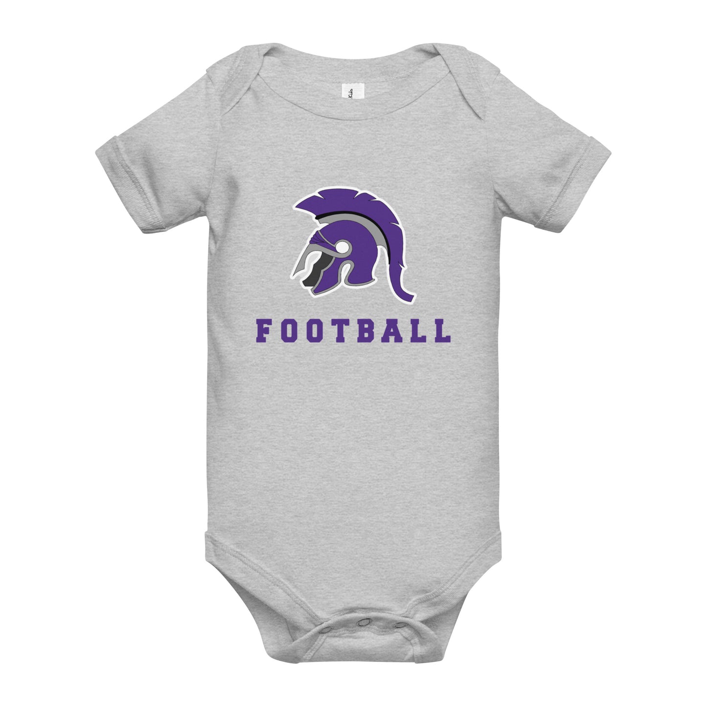 Spartans Football Baby Short Sleeve One Piece