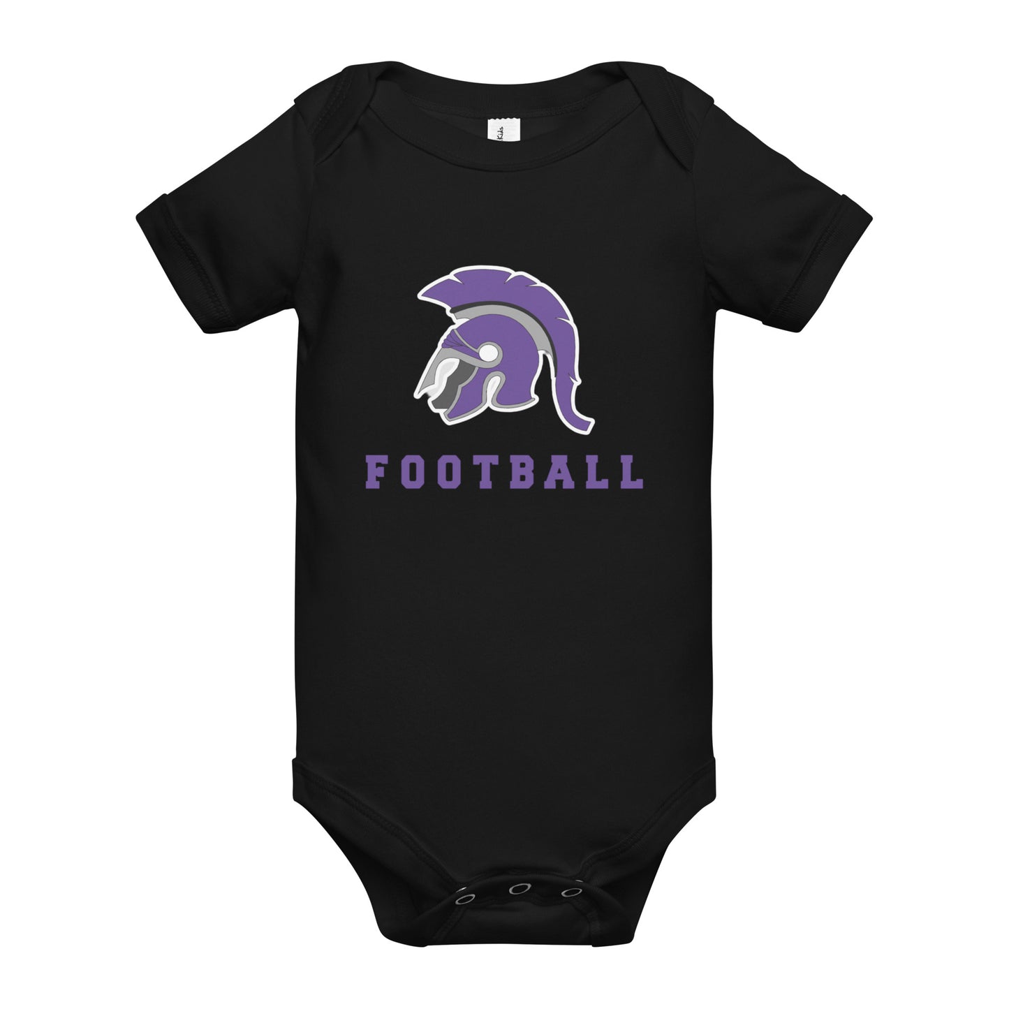 Spartans Football Baby Short Sleeve One Piece