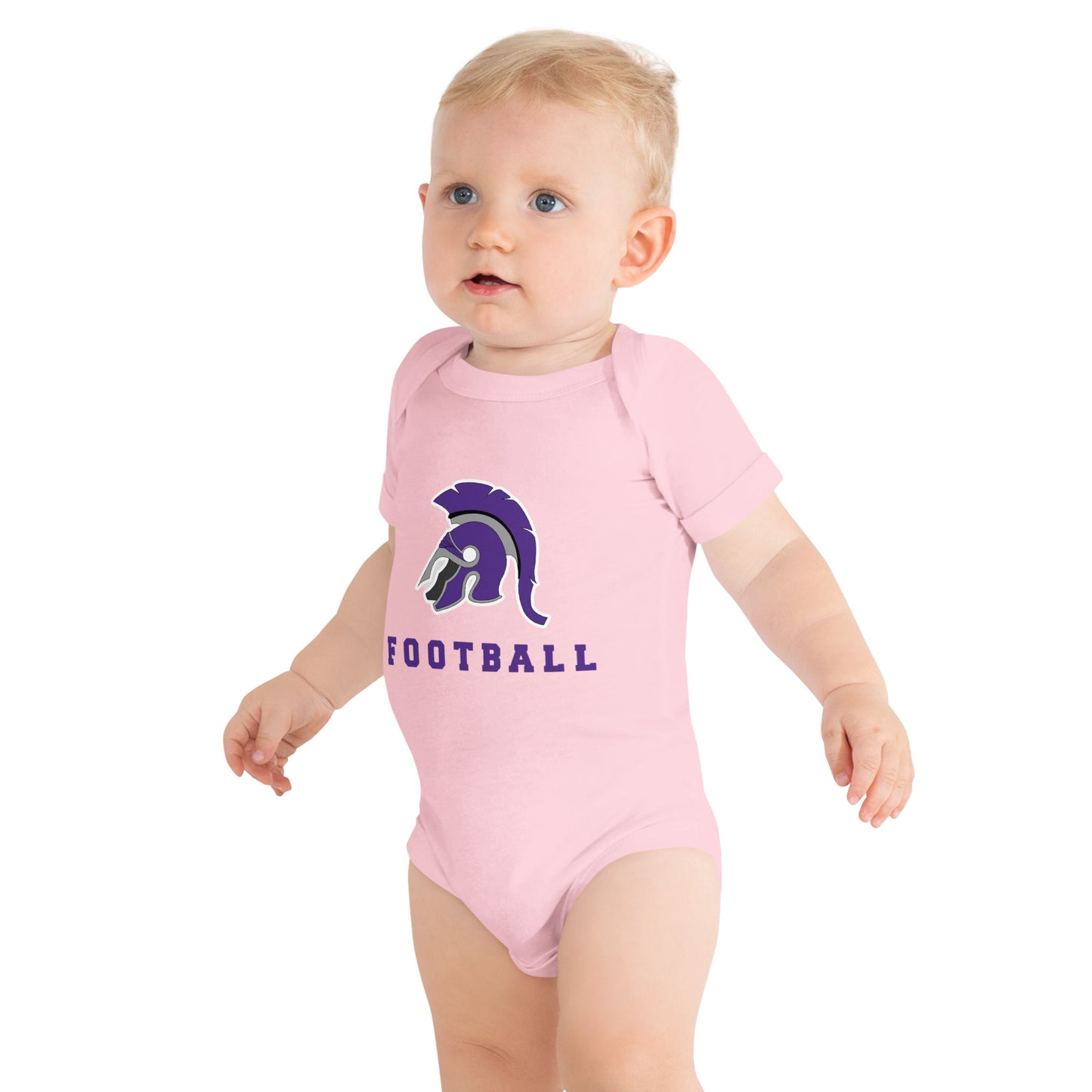 Spartans Football Baby Short Sleeve One Piece