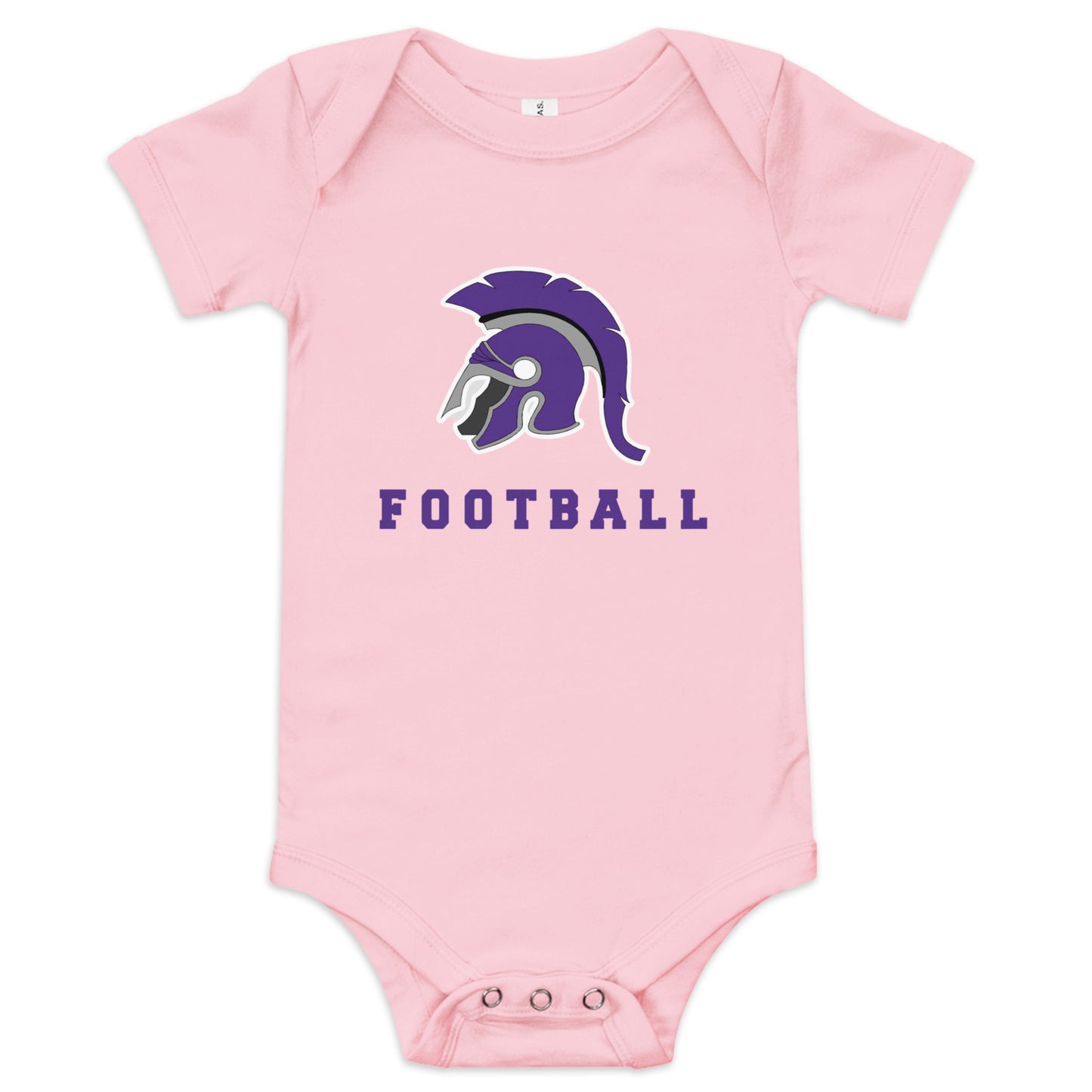 Spartans Football Baby Short Sleeve One Piece