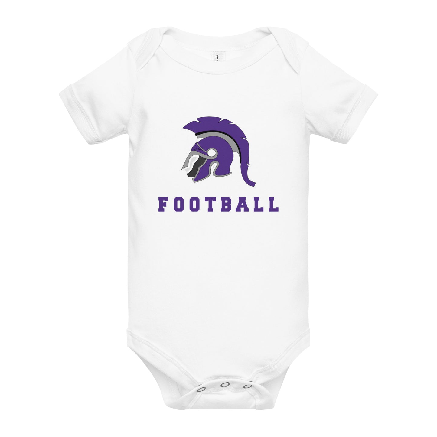 Spartans Football Baby Short Sleeve One Piece