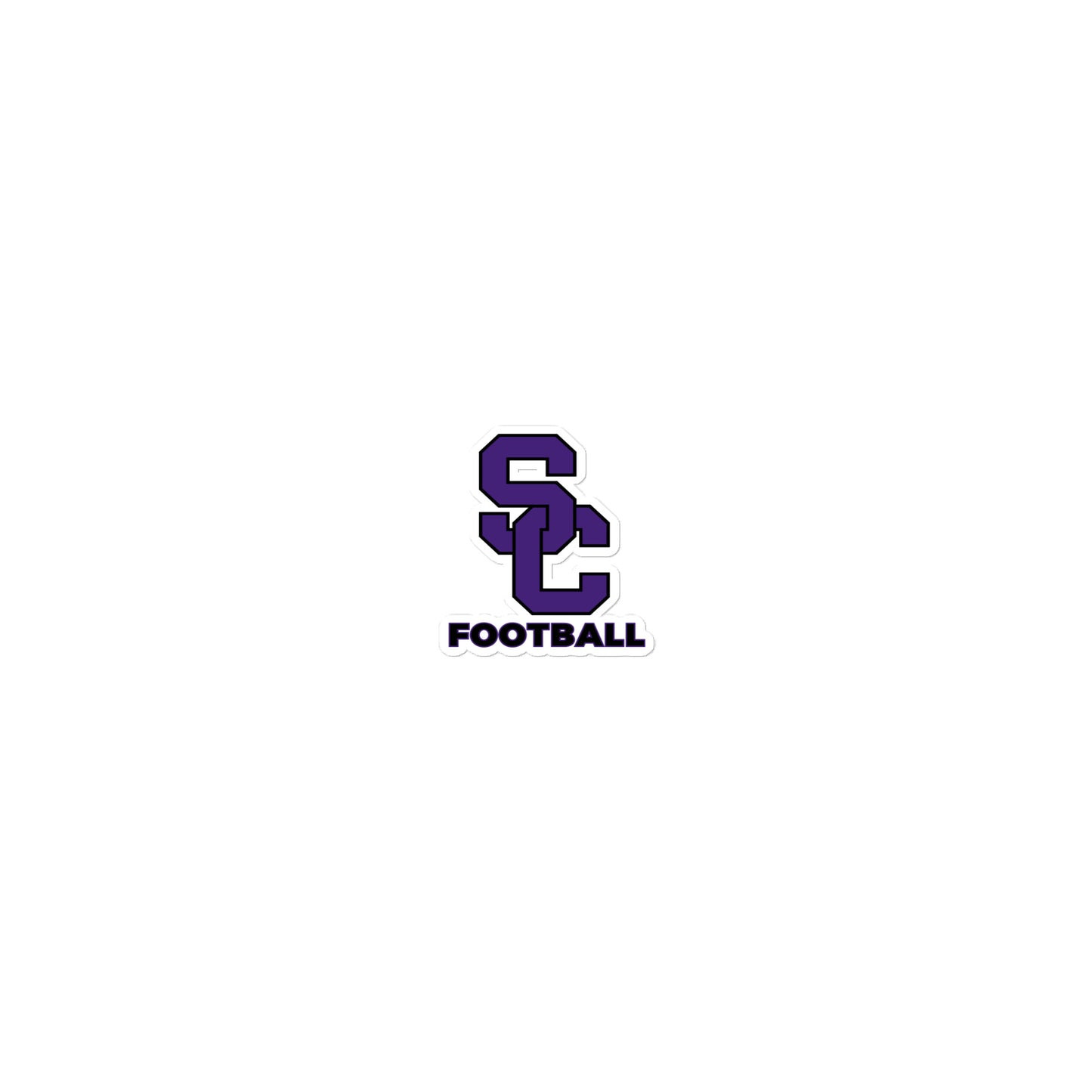 SC Football Window Stickers