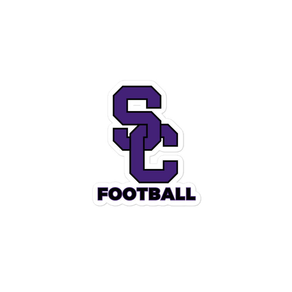 SC Football Window Stickers