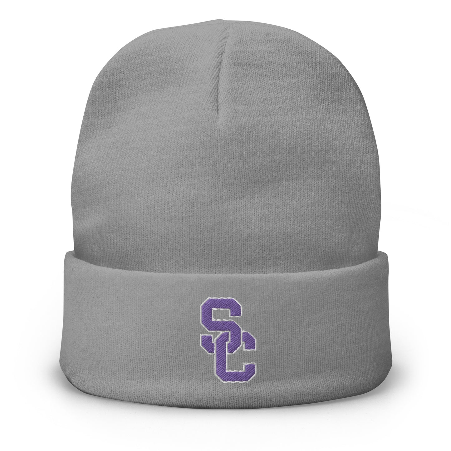 SC Interlocking Cuff Embroidered Beanie