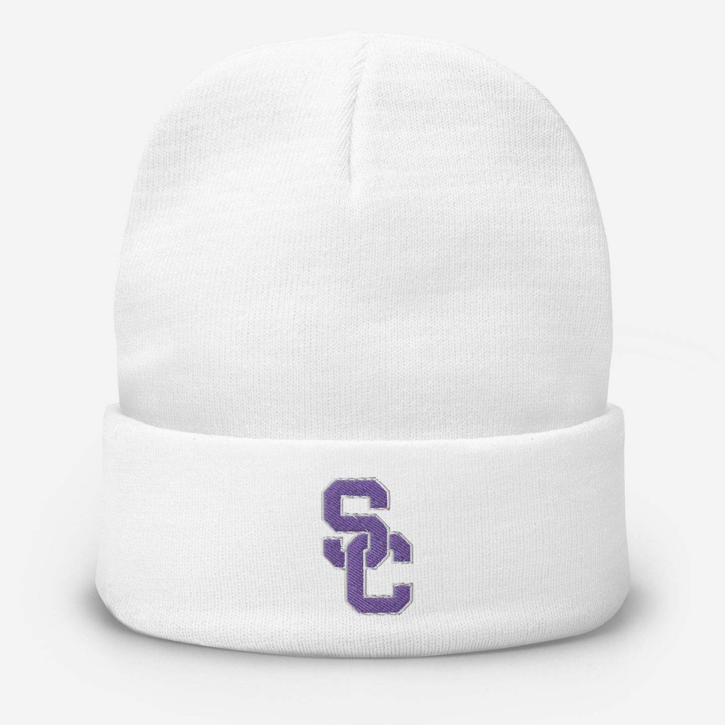 SC Interlocking Cuff Embroidered Beanie