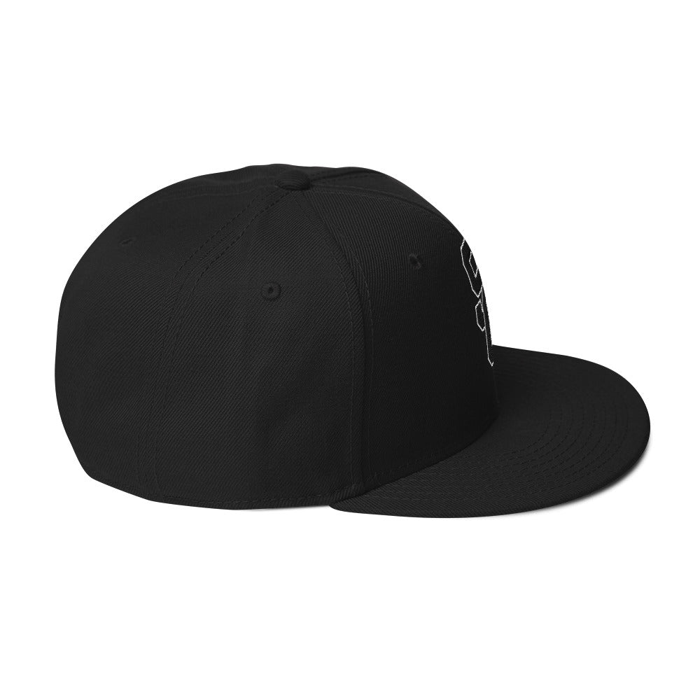 SC Black with Black Lettering Snapback Hat