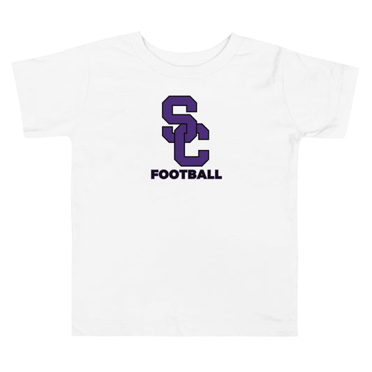 SC Interlock Purple Lettering Toddler Short Sleeve Tee