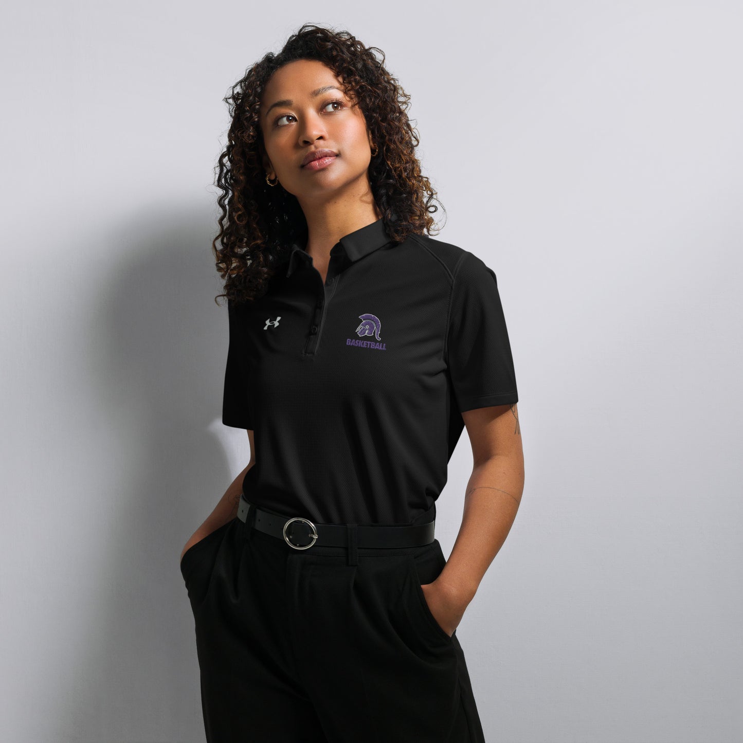 Spartan Helmet Basketball Under Armour® women’s polo