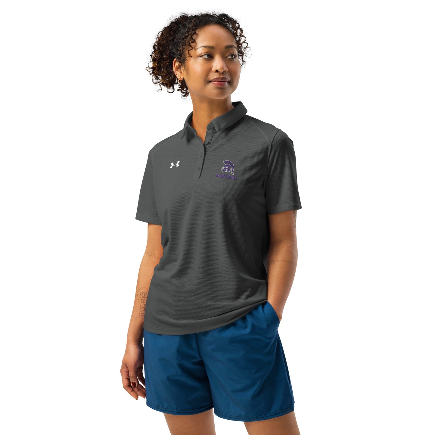 Spartan Helmet Basketball Under Armour® women’s polo