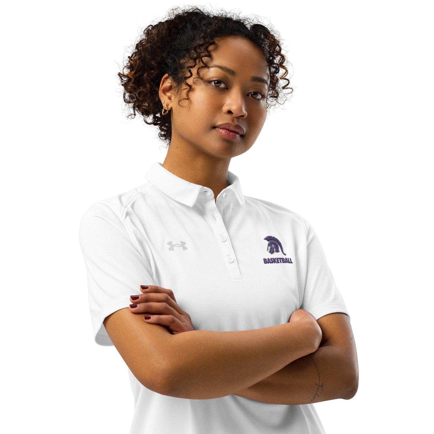 Spartan Helmet Basketball Under Armour® women’s polo