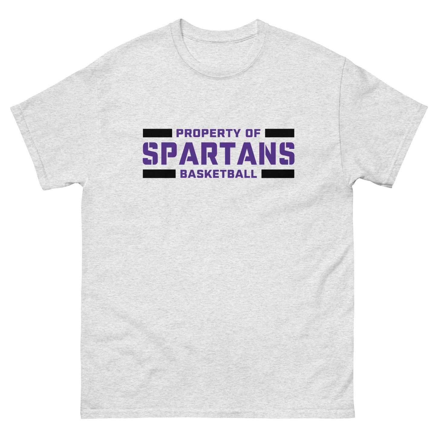 Property of Spartans Basketball T Shirt