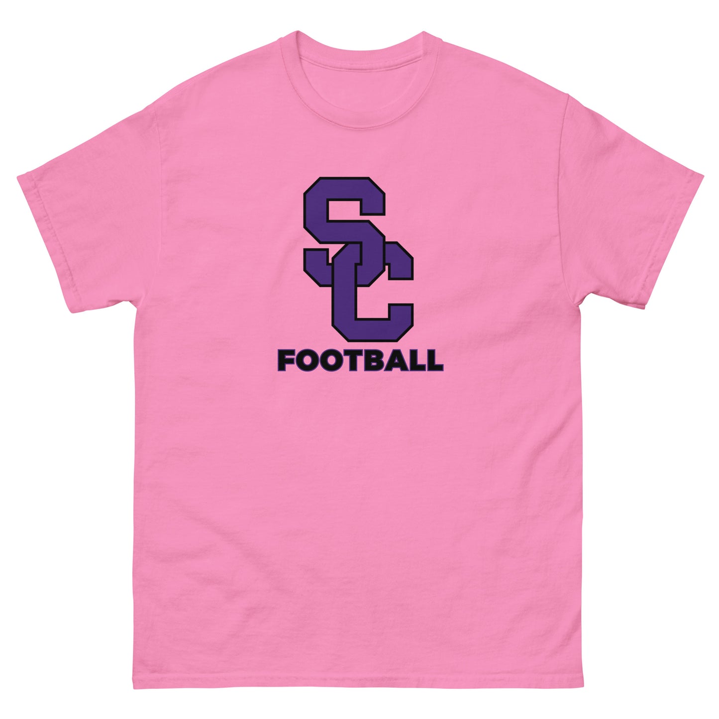 Interlocking SC Football Purple w/ Black