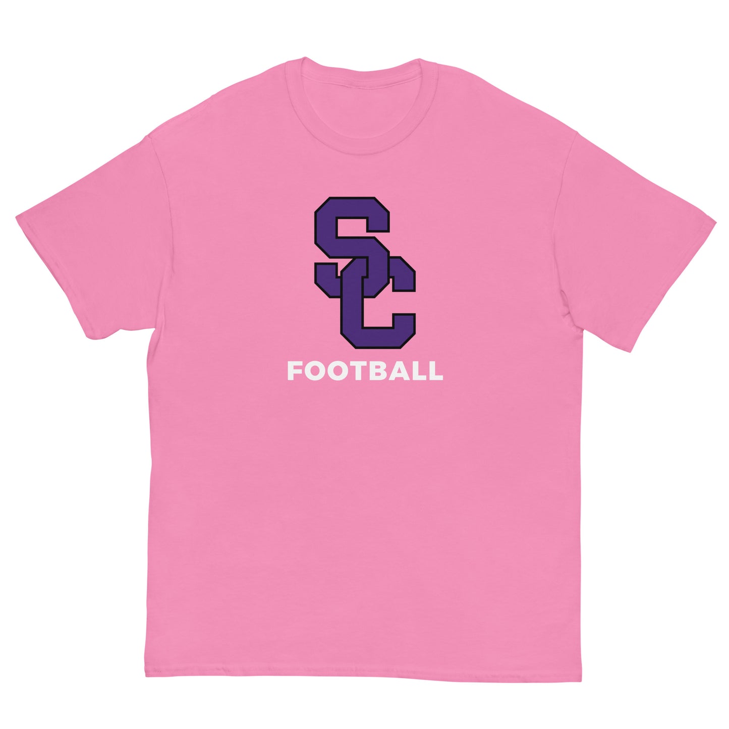 Interlocking SC Football Purple w/ White