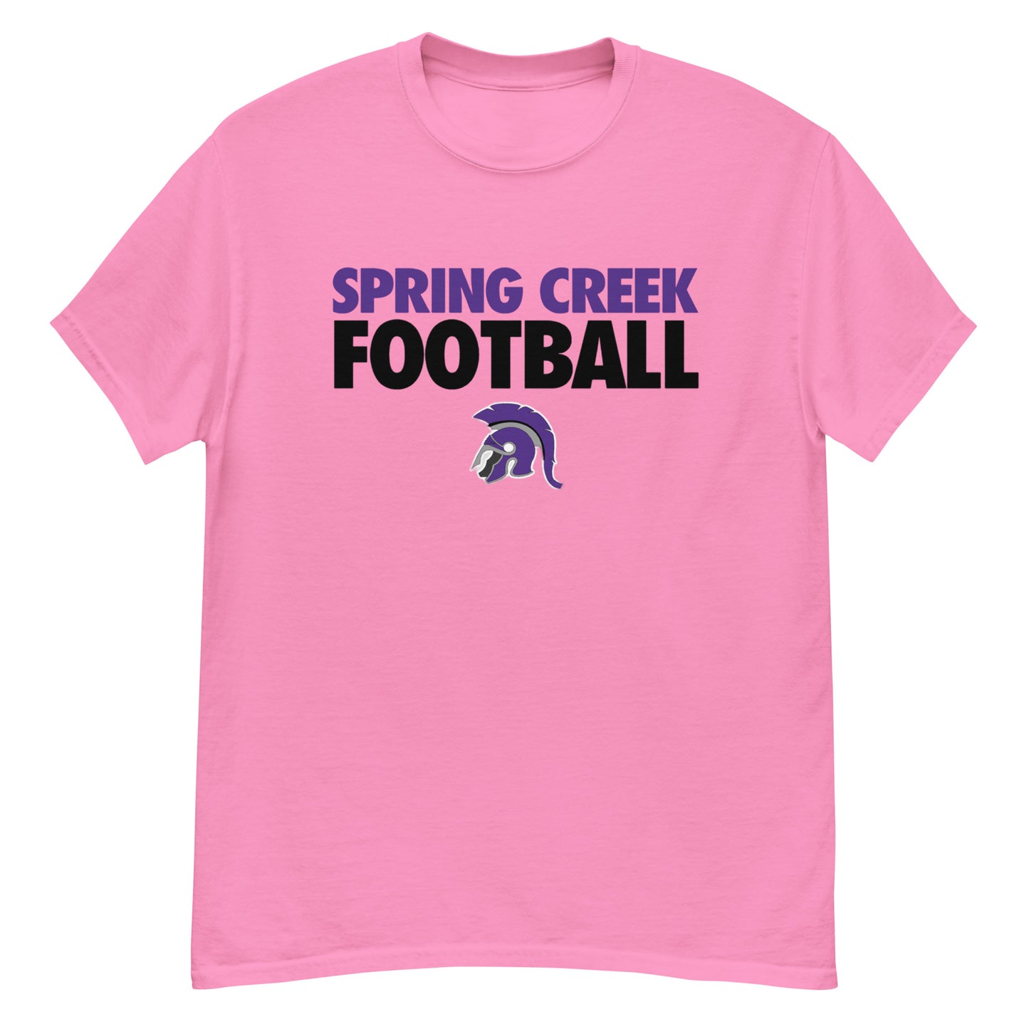 Spring Creek Football Spartan Helmet T Shirt