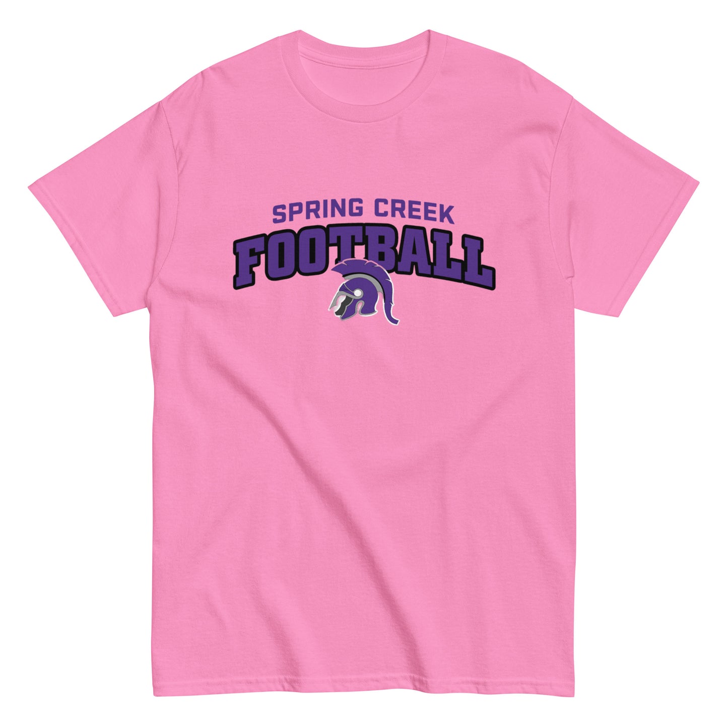 Spring Creek Football Spartan Helmet v2 T Shirt