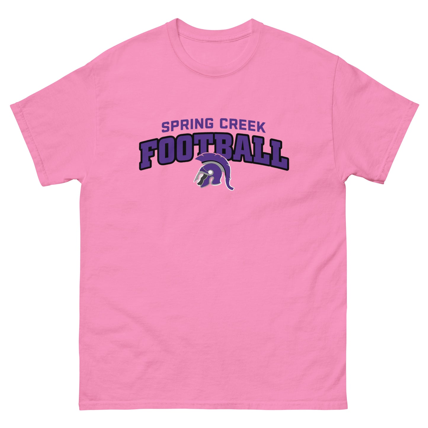 Spring Creek Football Spartan Helmet v2 T Shirt