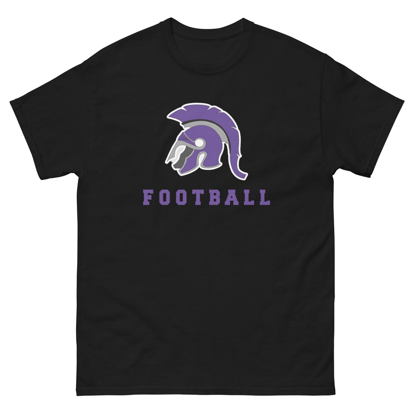 Spartan Helmet Football T Shirt