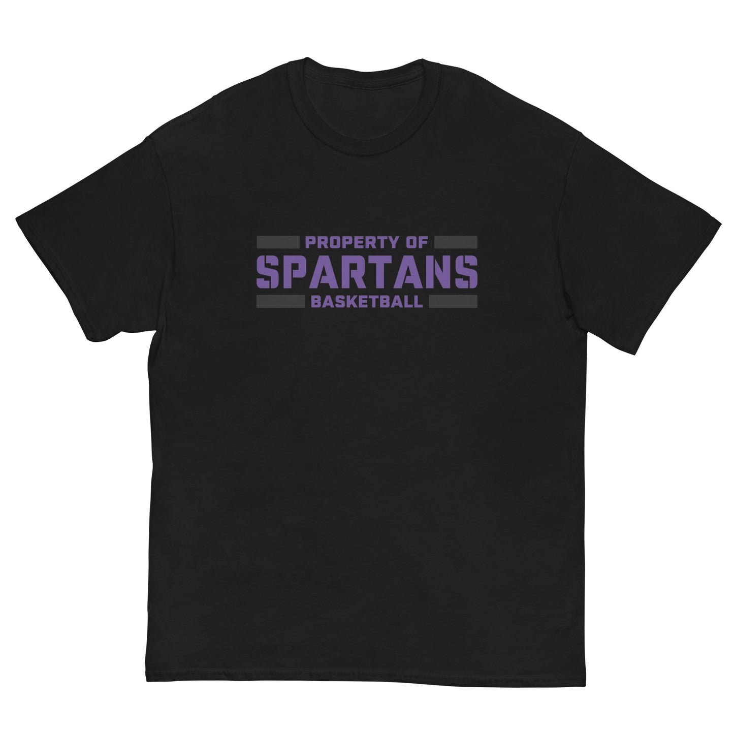 Property of Spartans Basketball T Shirt