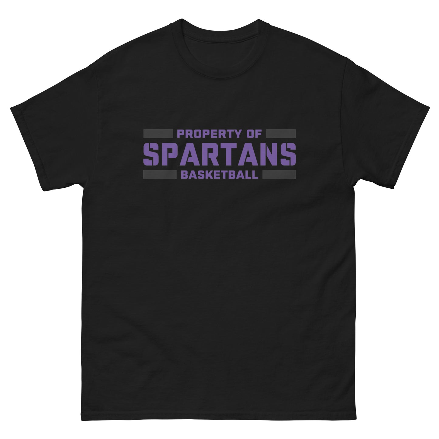 Property of Spartans Basketball T Shirt