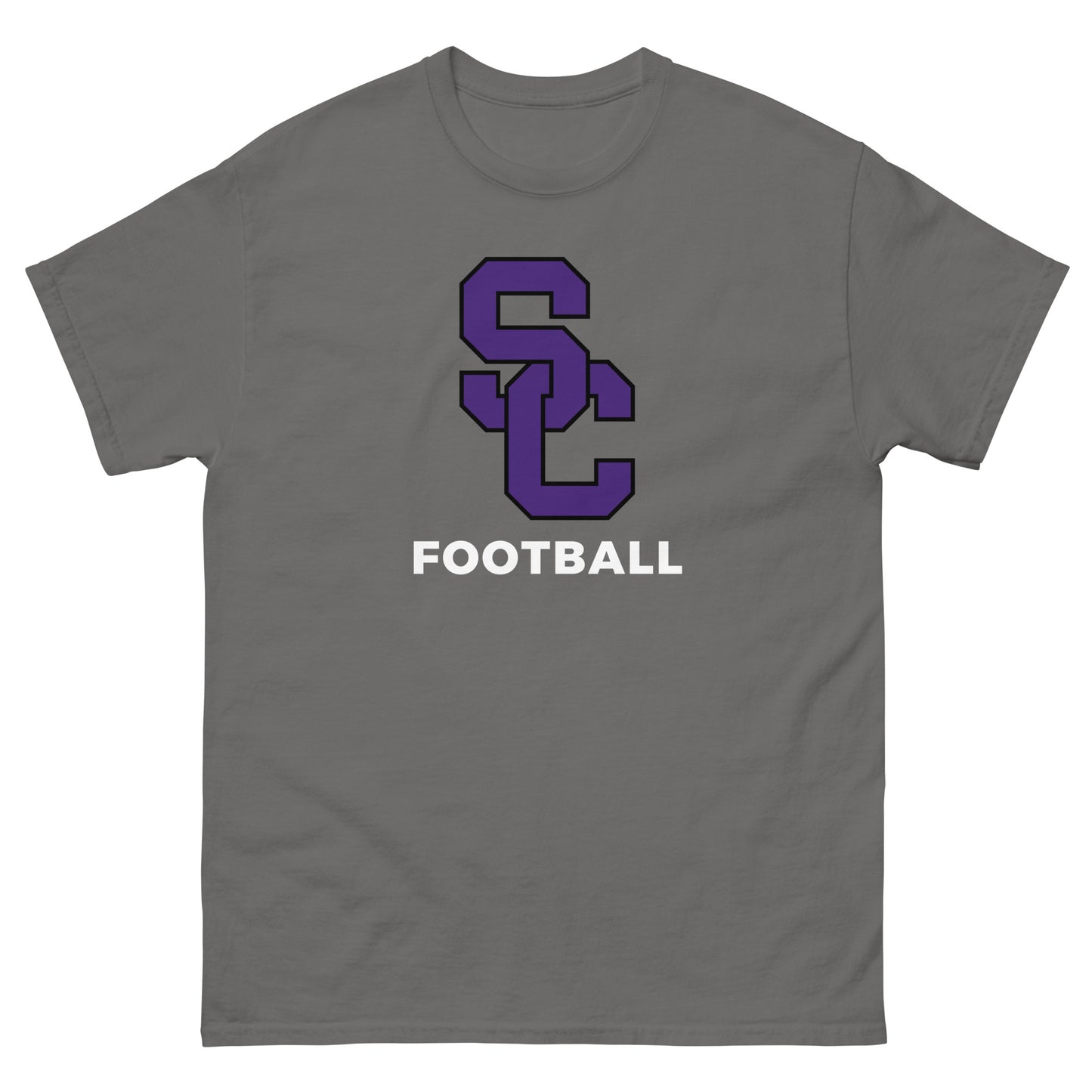 Interlocking SC Football Purple w/ White