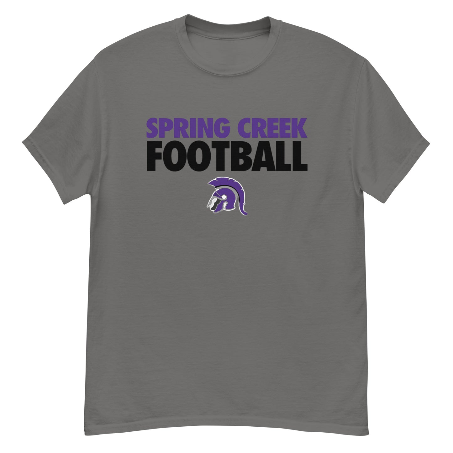 Spring Creek Football Spartan Helmet T Shirt