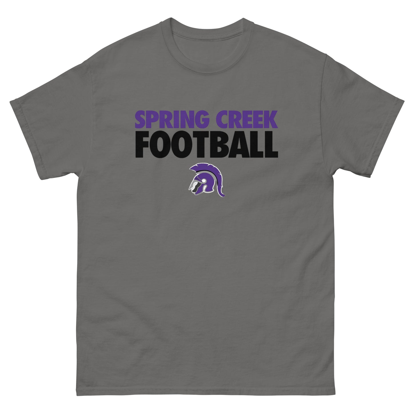 Spring Creek Football Spartan Helmet T Shirt