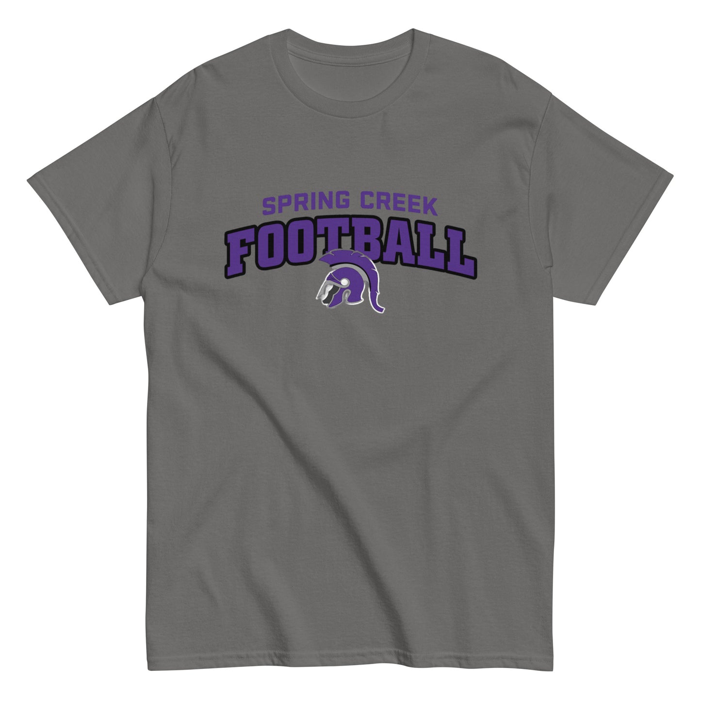 Spring Creek Football Spartan Helmet v2 T Shirt