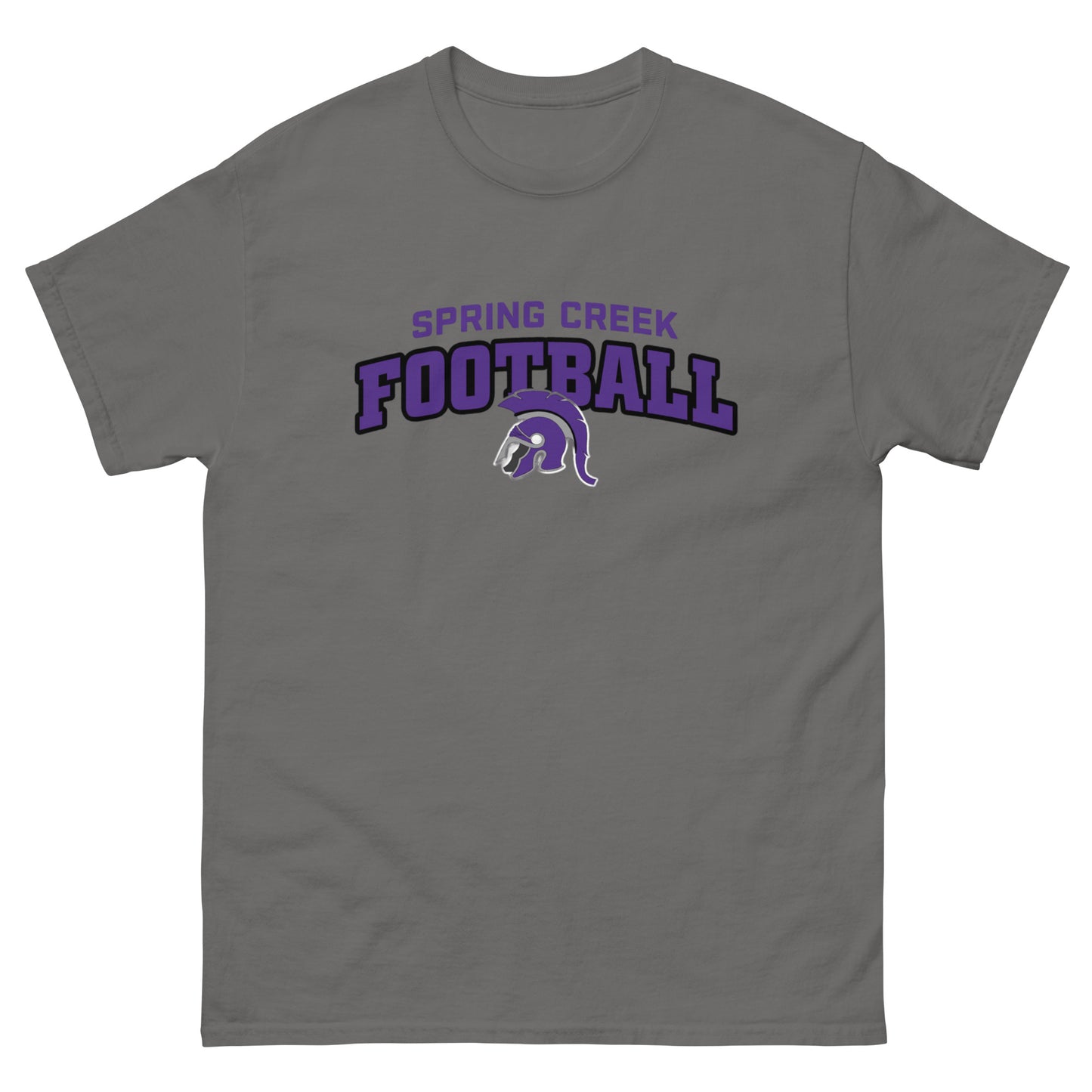 Spring Creek Football Spartan Helmet v2 T Shirt