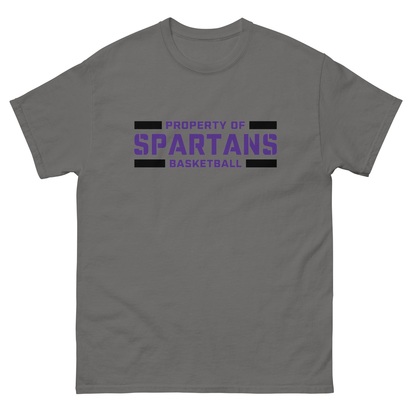 Property of Spartans Basketball T Shirt