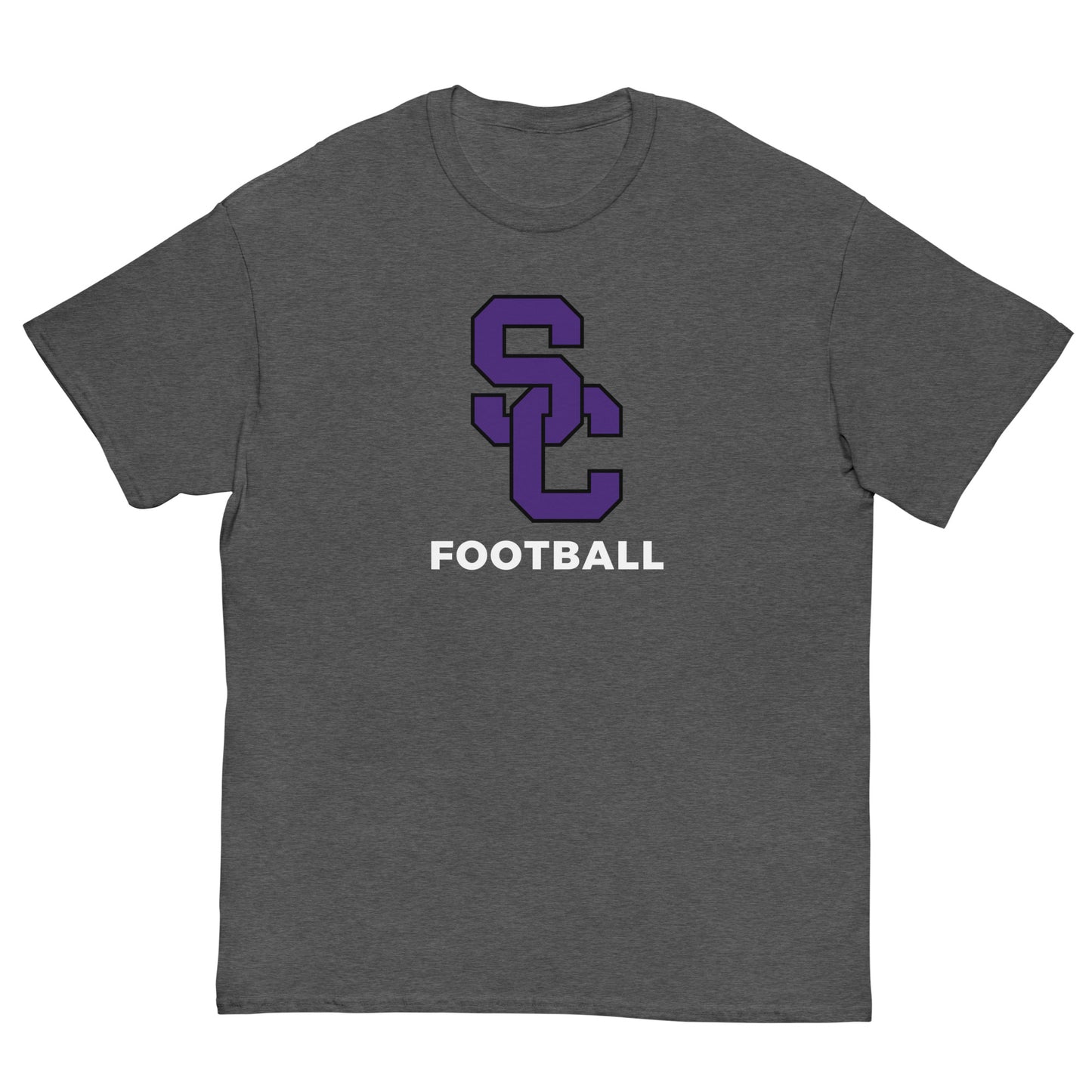 Interlocking SC Football Purple w/ White