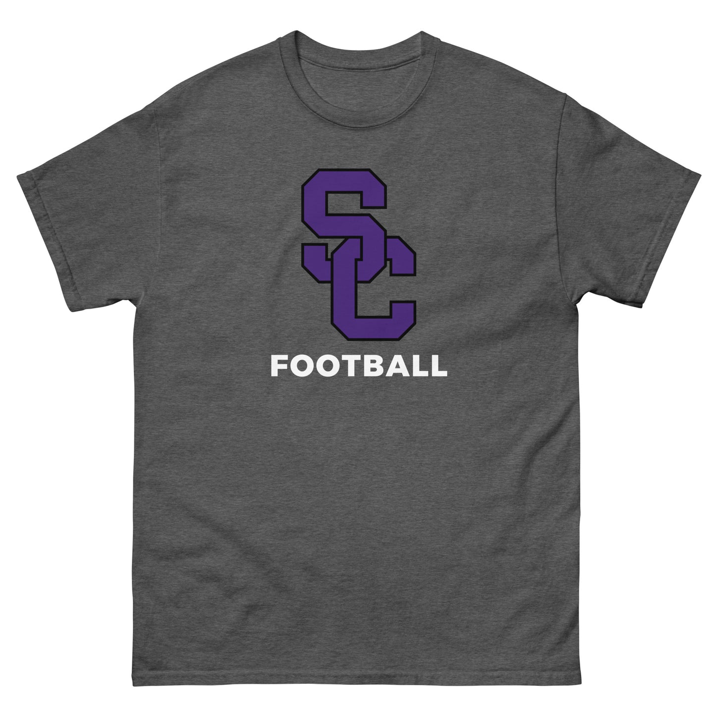 Interlocking SC Football Purple w/ White