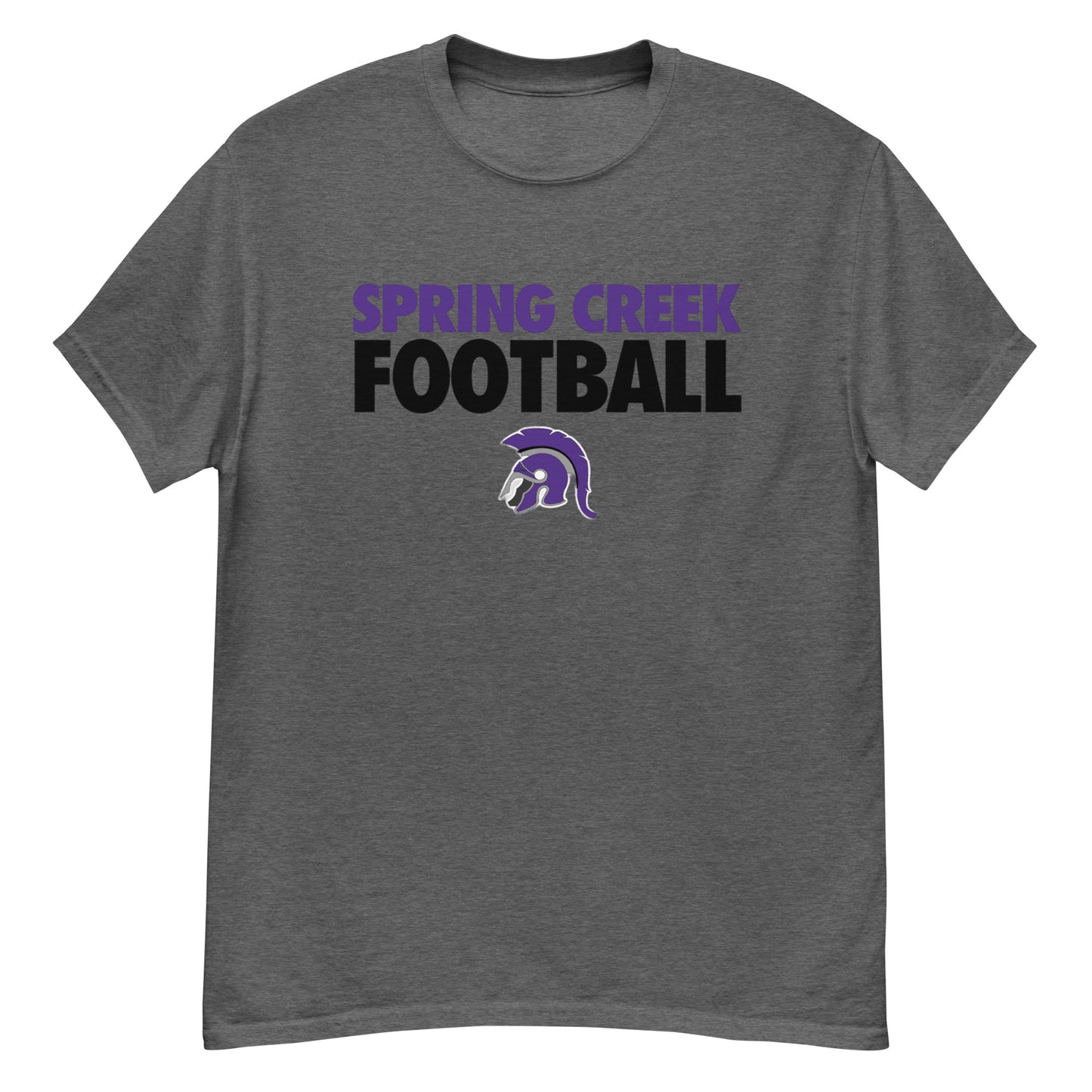 Spring Creek Football Spartan Helmet T Shirt