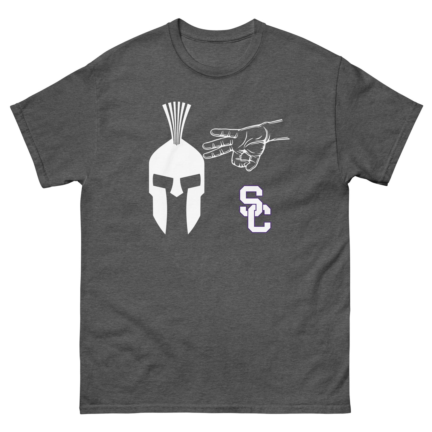 Spartan Helmet Trey Ball T Shirt