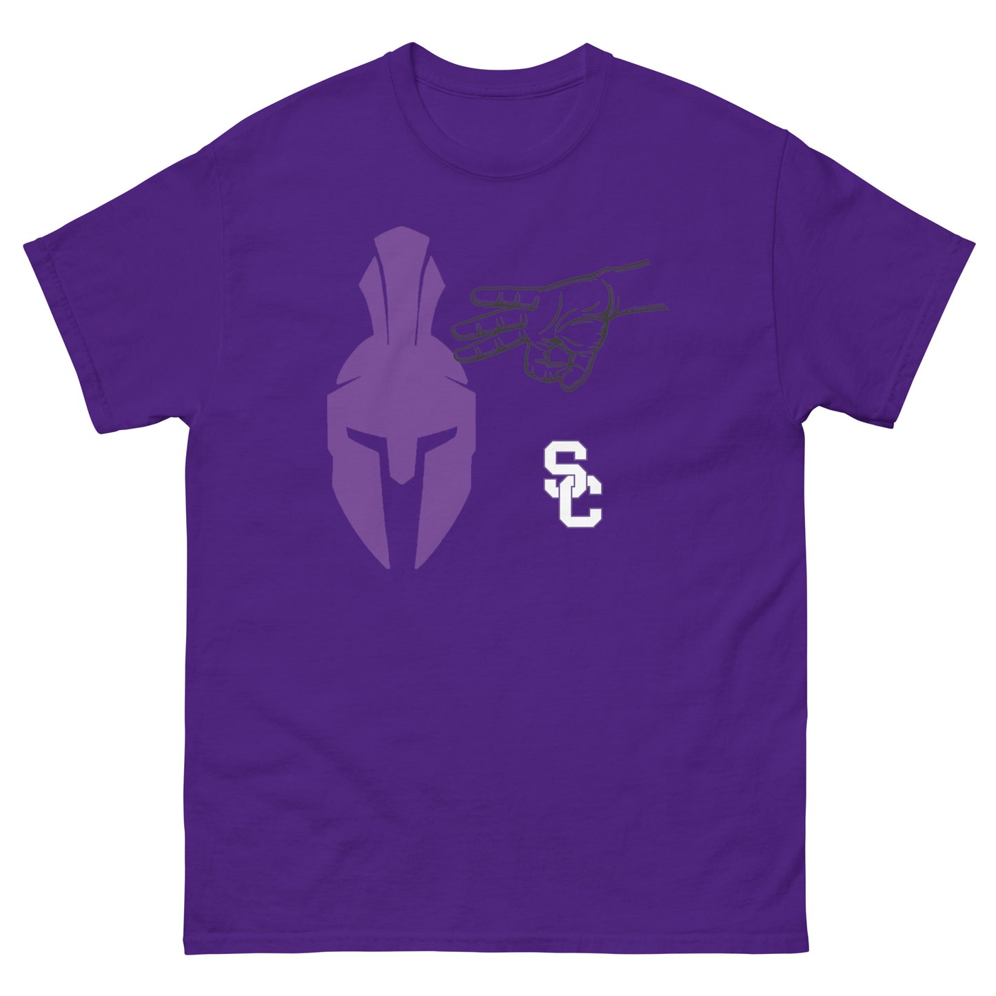 Spartan Helmet Trey Ball T Shirt