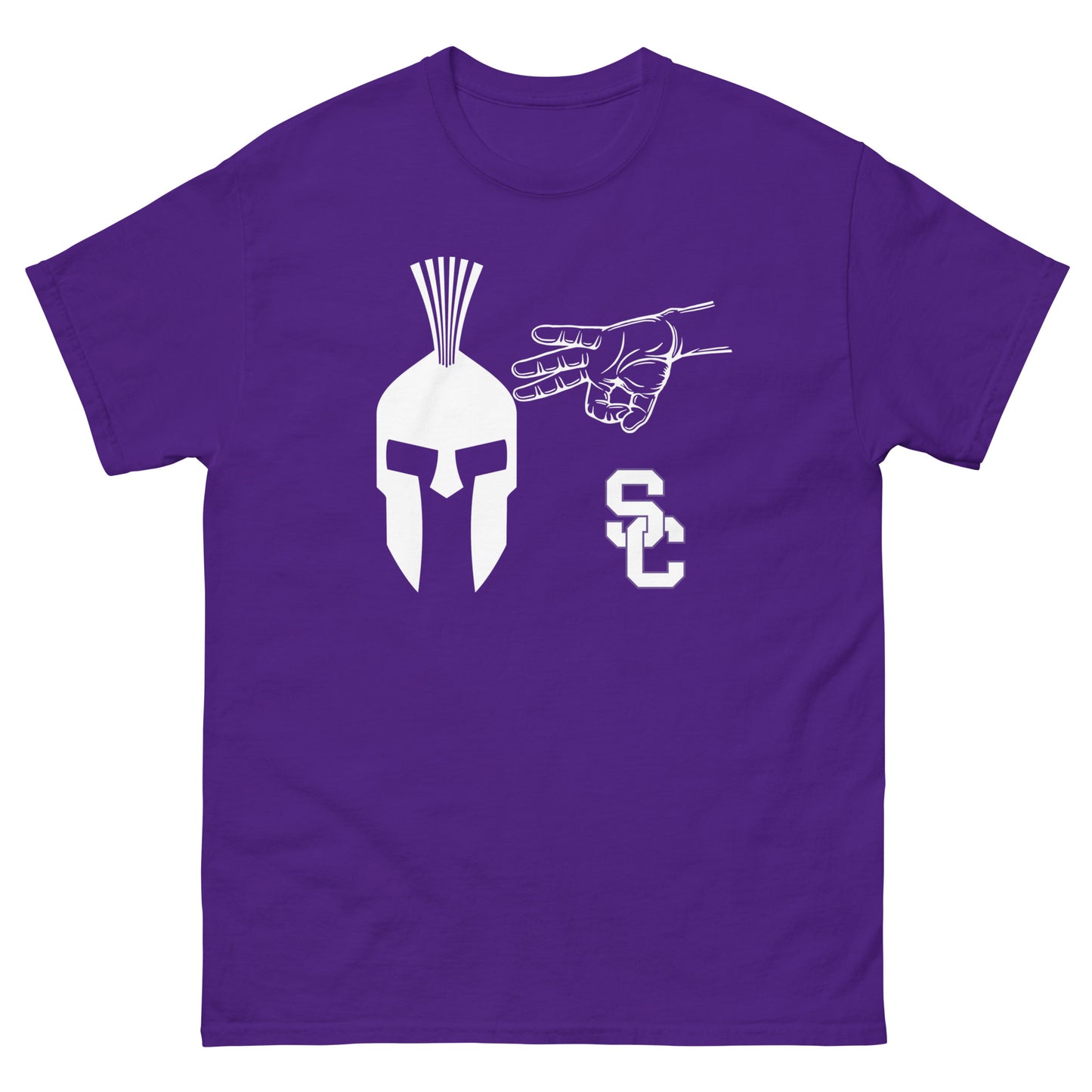 Spartan Helmet Trey Ball T Shirt