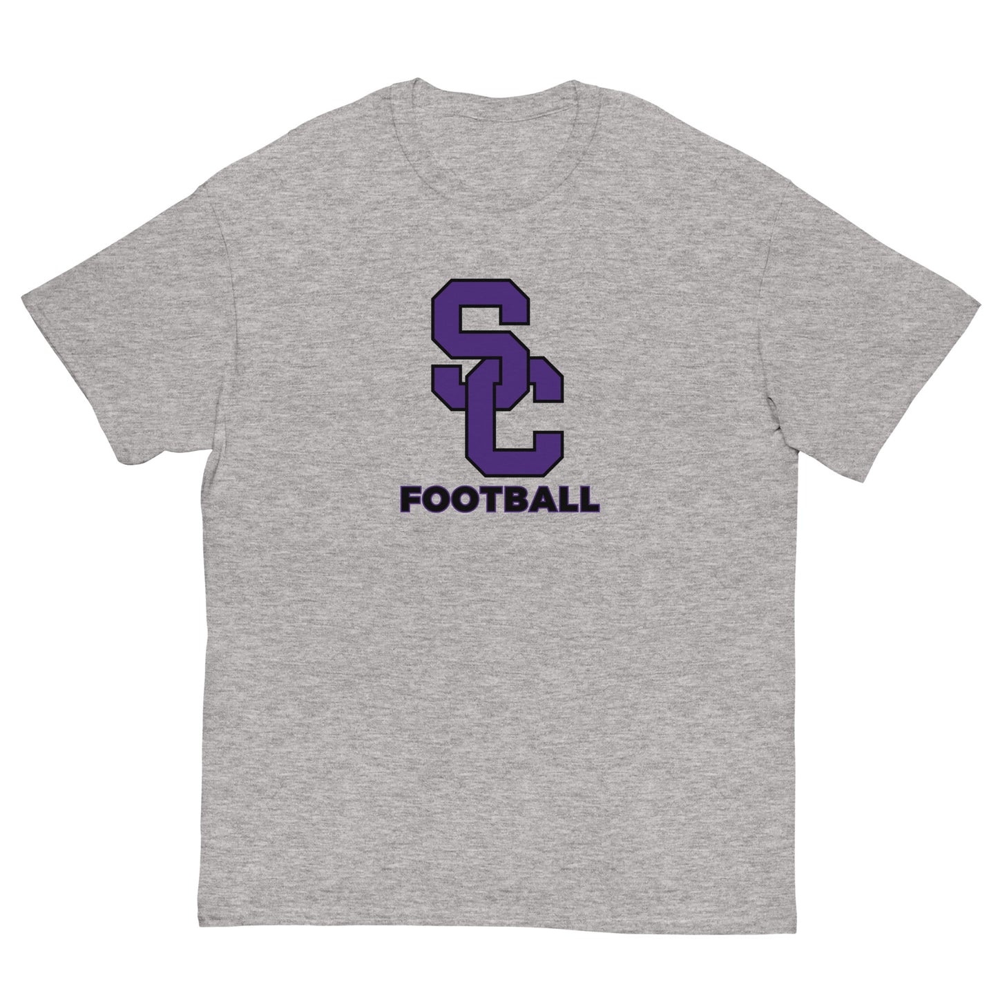 Interlocking SC Football Purple w/ Black