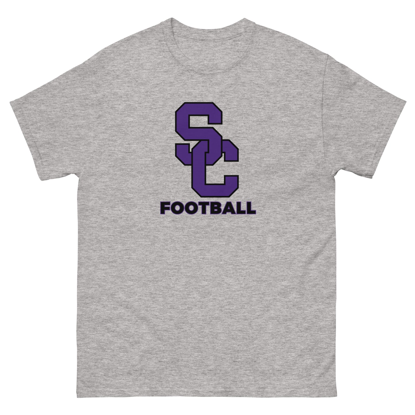 Interlocking SC Football Purple w/ Black