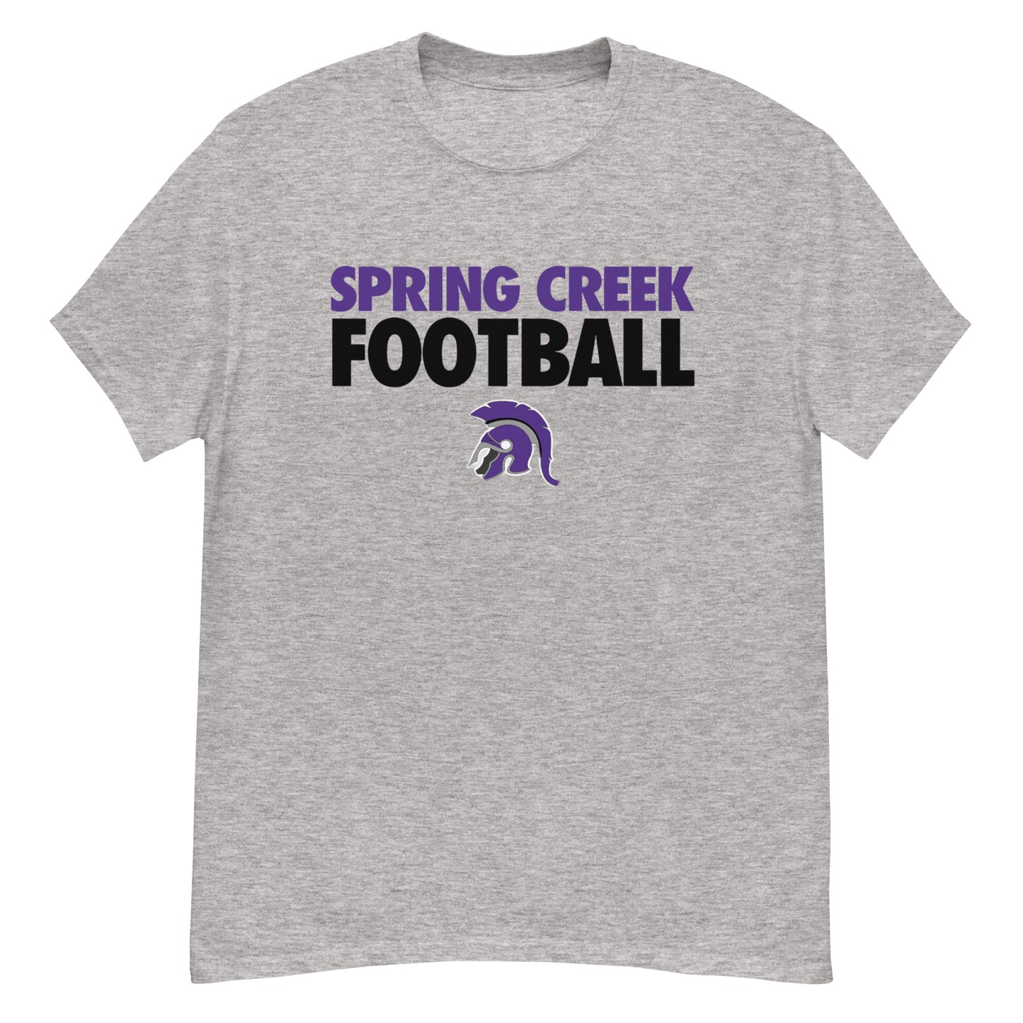 Spring Creek Football Spartan Helmet T Shirt