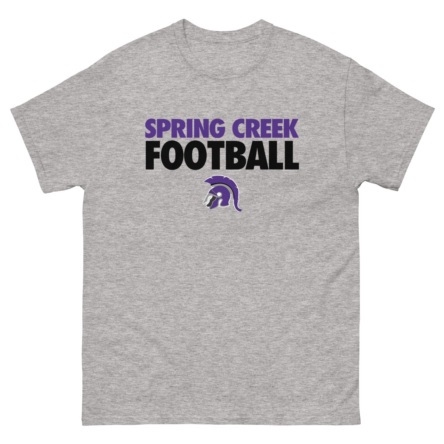 Spring Creek Football Spartan Helmet T Shirt