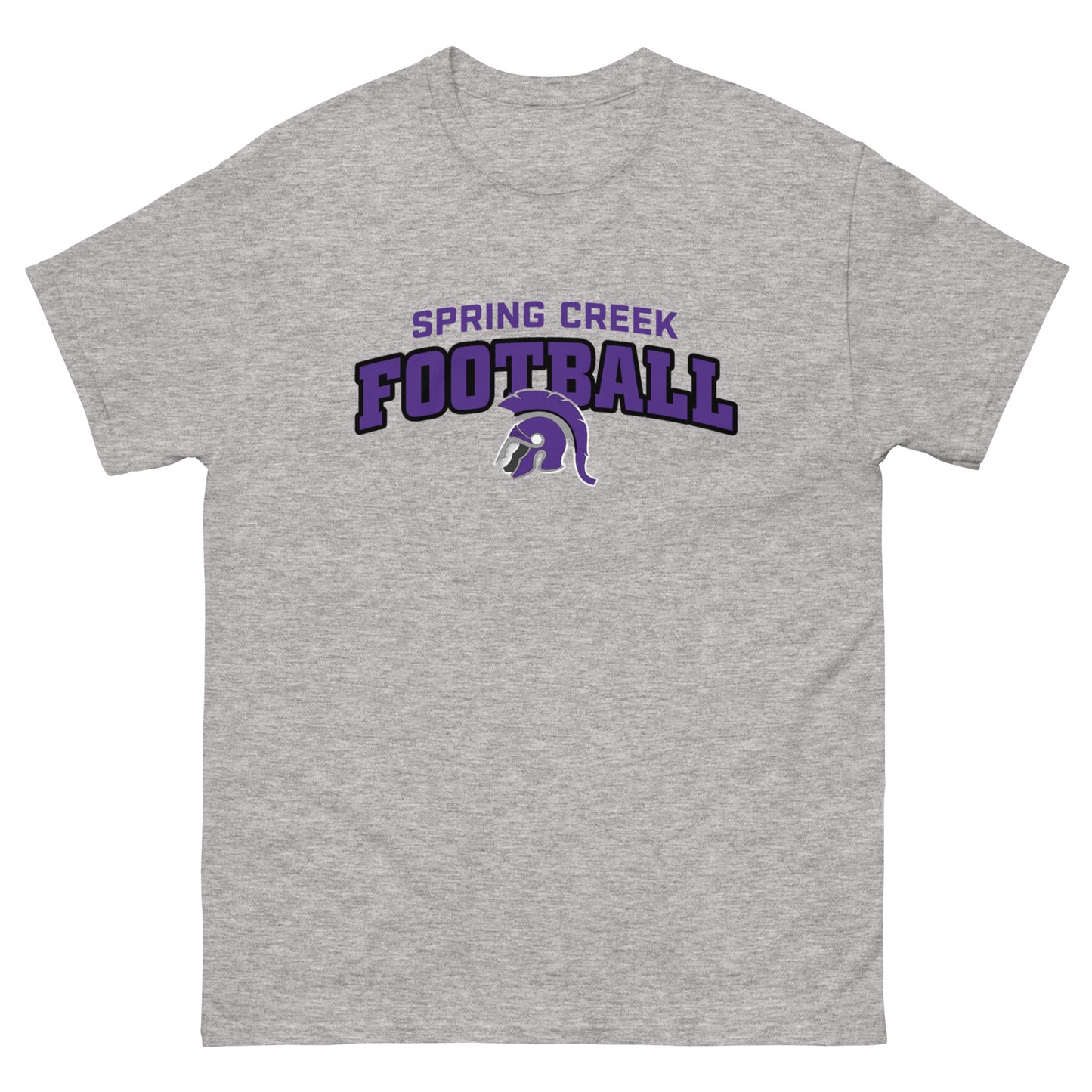 Spring Creek Football Spartan Helmet v2 T Shirt