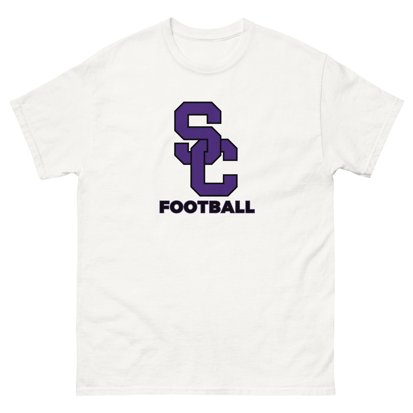 Interlocking SC Football Purple w/ Black