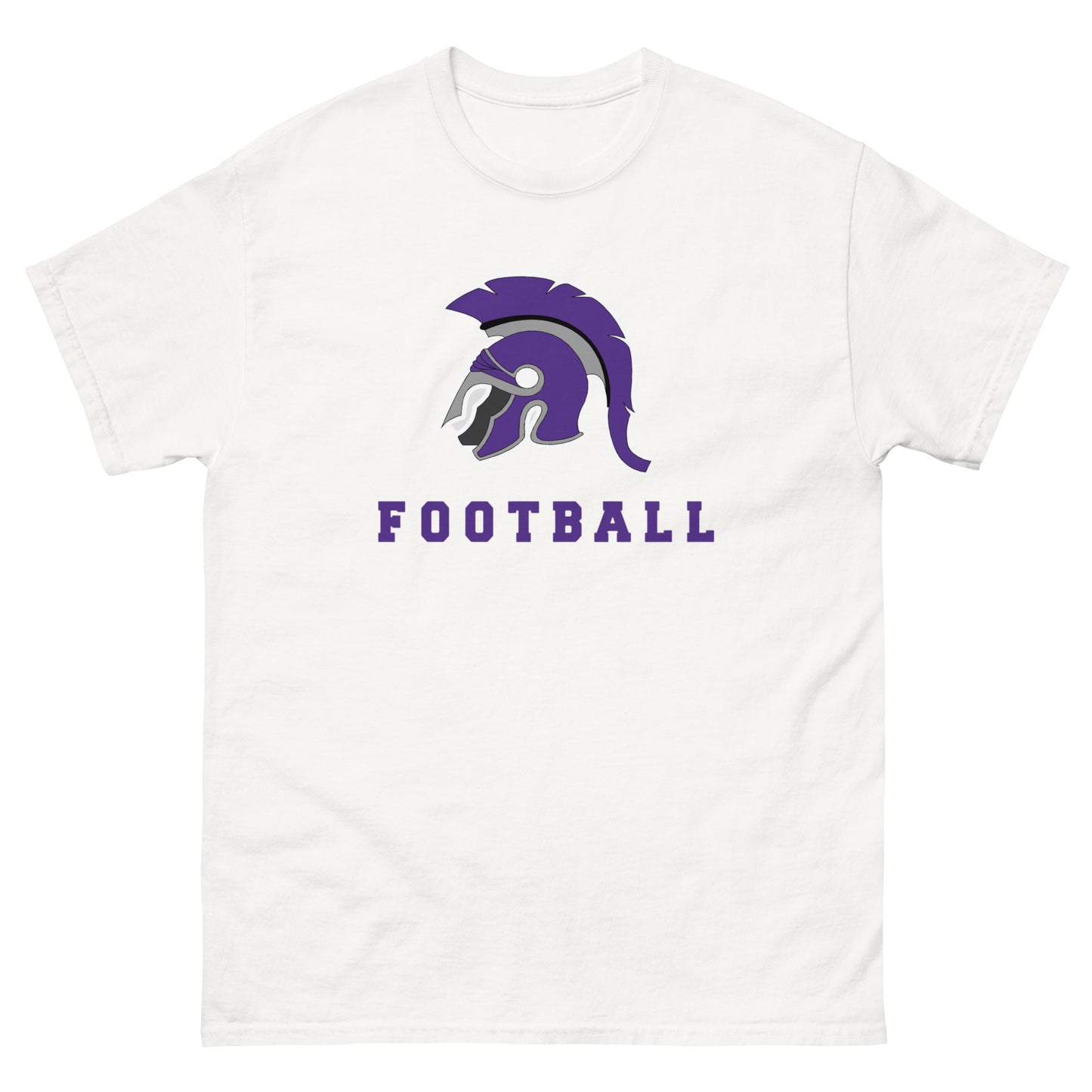 Spartan Helmet Football T Shirt