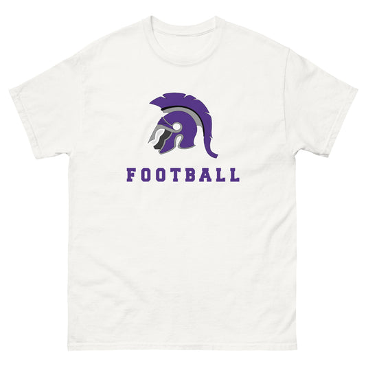 Spartan Helmet Football T Shirt